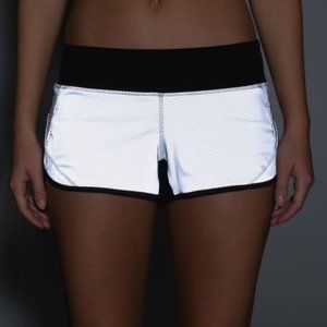 Lululemon Speed Short *Reflective  Black + Silver